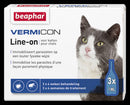 Beaphar Vermicon Spot On - Rácsepegtető oldat (Spot On) macskák részére (3x1ml)