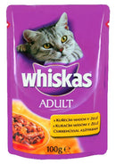 Whiskas Adult alutasakos eledel - csirke - aszpikban (100g)