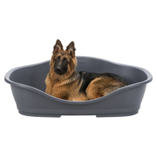 Trixie Plastic Bed Sleeper - műanyag fekhely (sötétszürke) kutyák részére  (56x41cm)