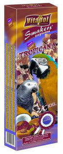 Trópus - felszerelés (óriás, kombinált hinta csemegekockával) díszmadarak részére (19x14cm)