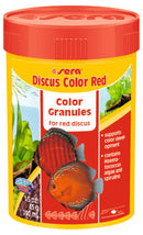 Sera Discus Color Red - granulátum táplálék (vörös) díszhalak részére (100ml)
