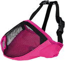 KT:trixie 17623 szájkosár rövid orrú kutyáknak, M:27cm,pink