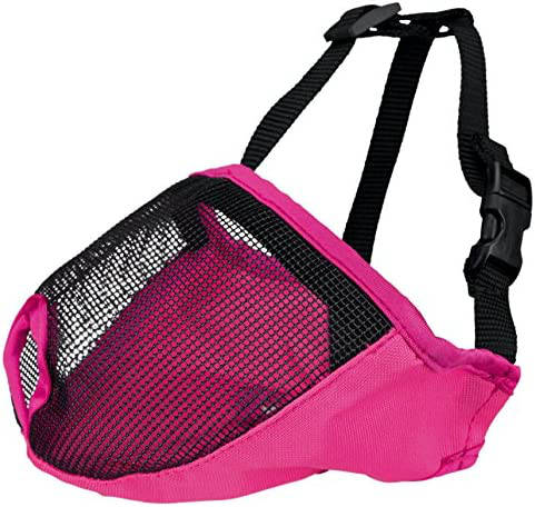 KT:trixie 17623 szájkosár rövid orrú kutyáknak, M:27cm,pink