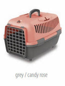 Plana Nomade 1 - szállítóbox (sötétszürke/rózsaszín) 6kg alatti kisállatok részére (48x32x32cm)