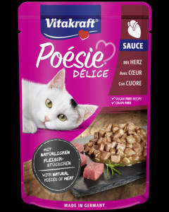 Vitakraft Poésie Déli Sauce - nedvestáp (szívvel) macskák részére (85g)