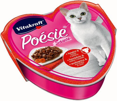 Vitakraft Poésie Sauce alutálkás - nedveseledel (marha,sárgarépa) macskák részére 85g