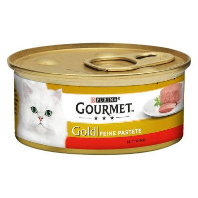 Gourmet Gold (marhapástétom) nedvestáp - macskák részére (85g)