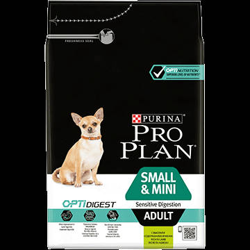 PRO PLAN Small & Mini Adult OPTIDIGEST száraz kutyaeledel bárány 700g