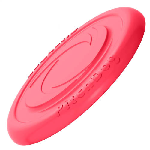 PitchDog Lightweight And Flexible Flying Disk For Dogs - játék (frizbi, pink) kutyák részére (Ø24cm)