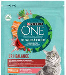 Purina ONE Dual Nature Steril Lazaccal és áfonyával száraz macskaeledel 750g