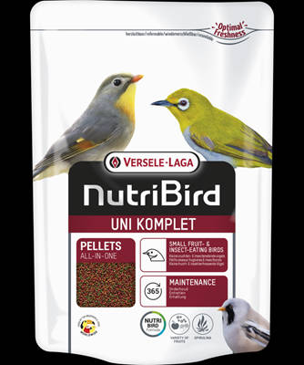 PR. Nutribird Uni Komplet Pellets - eleség kistestű madarak részére  (1kg)