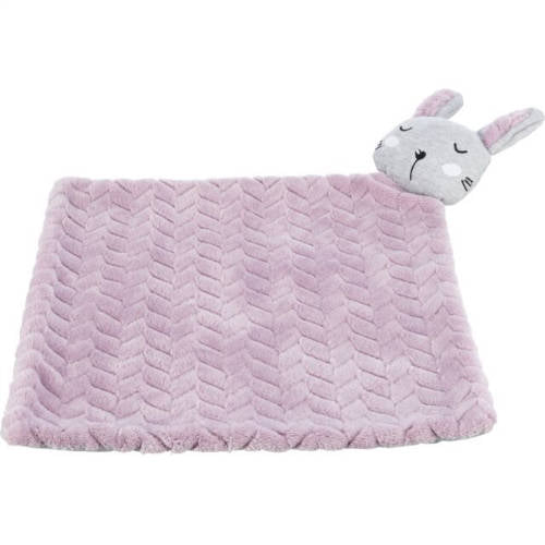 Trixie Junior Blanket - takaró (lila/szürke, nyuszival) kutyák részére (55x40cm)