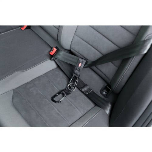 Trixie Seatbelt loop, universal - Biztonsági övcsatba csatlakotatható (fekete) rövid póráz (XS-S:30cm/25mm)