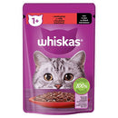 Whiskas Adult Marhával - mártásban - alutasakos (marha) felnőtt macskák részére (85g) 28db/#
