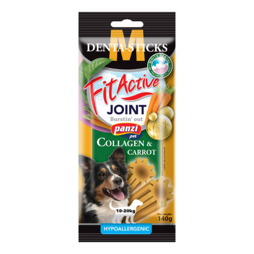 FitActive SNACK Denta-Sticks Hypoallergenic Joint "M" - jutalomfalat (kollagén, répa) kutyák részére (150g)