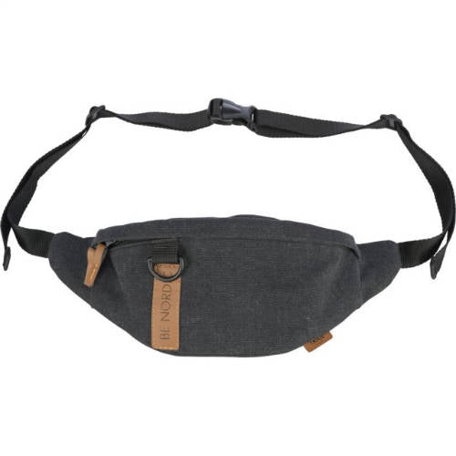 Trixie BE NORDIC Sling Bag - övtáska (fekete) csípő és válltáskaként hordható (zseb:24×11×8cm, öv: 50–165cm)