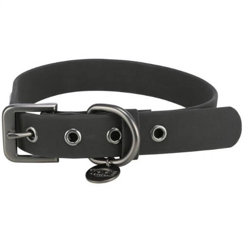 Trixie Citystyle Collar - nyakörv (fekete, PVC) kutyák részére (S-M:30-37cm/20mm)