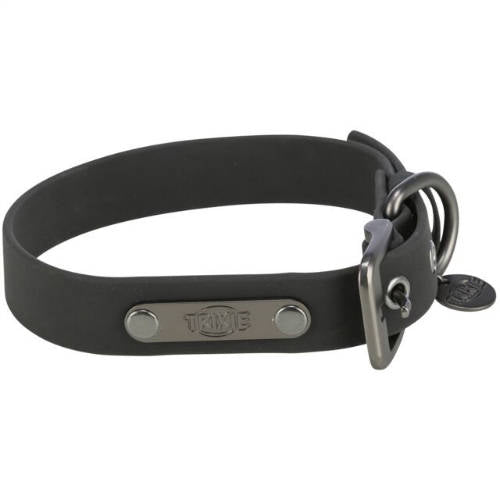 Trixie Citystyle Collar - nyakörv (fekete, PVC) kutyák részére (M-L:40-47cm/25mm)