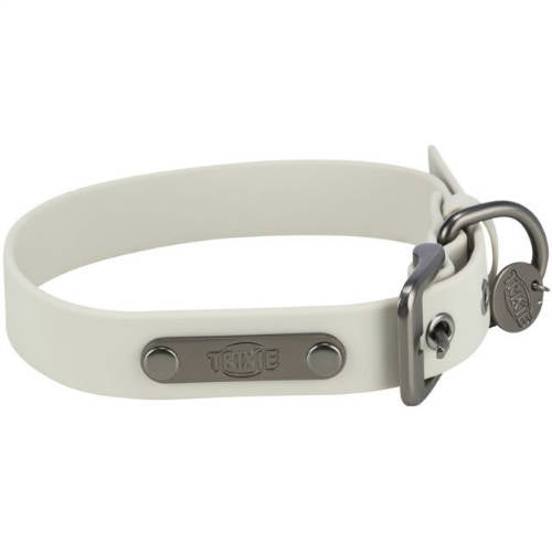 Trixie Citystyle Collar - nyakörv (világosszürke, PVC) kutyák részére (M-L:40-47cm/25mm)