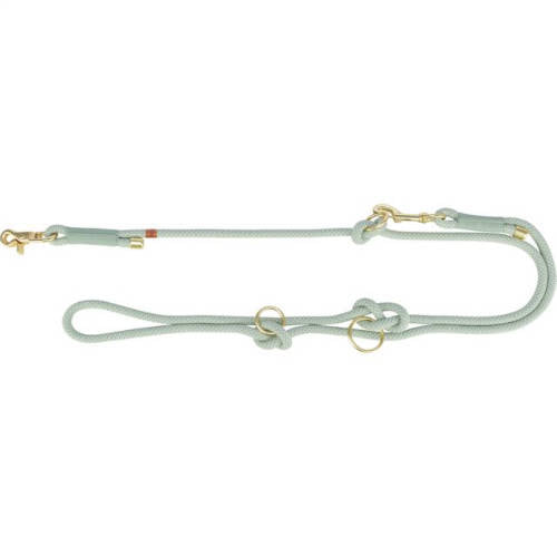 Trixie soft rope adjustable lead - kiképzőpóráz, fontt kötélből (zálya/menta) kutyák részére (S–XL:2m/Ø10mm)