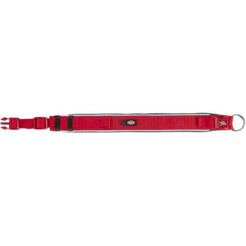 Trixie premium collar, extra wide (M-L) - nyakörv (extra széles,piros/grafit) kutyák részére (M-L) 40-48cm/40mm