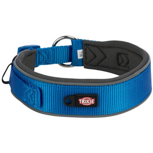 Trixie premium collar, extra wide (L) - nyakörv (extra széles,királykék/grafit) kutyák részére (L) 46-55cm/50mm