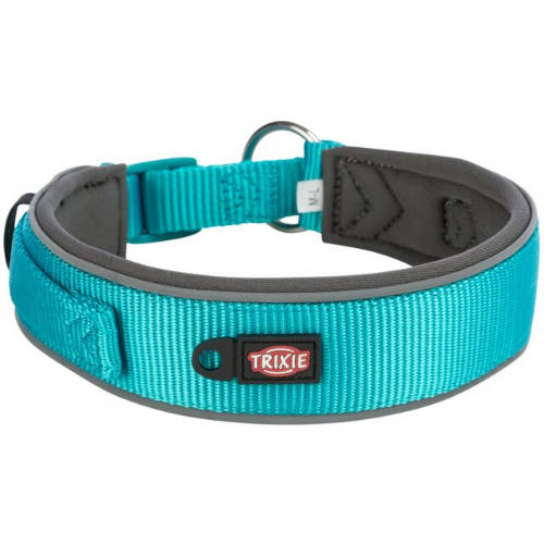 Trixie premium collar, extra wide (L) - nyakörv (extra széles,óveánkék/grafit) kutyák részére (L) 46-55cm/50mm