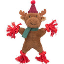 Trixie Xmas Reindeer - játék (szarvas plüss kötéllel és zörgő fóliával) kutyák részére (32cm)