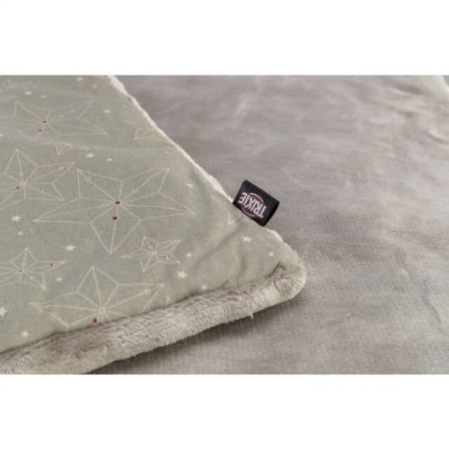 Trixie Lying Mat Xmas Luciano - szögletes fekhely (szürke/mintás) kutyák részére (90x70cm)