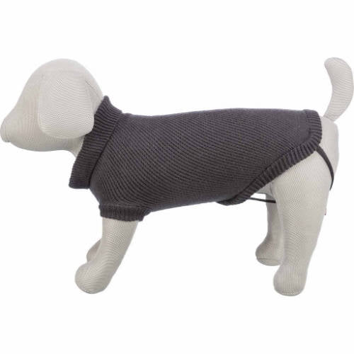 Trixie Pullover CityStyle Berlin - pulóver (antracitszürke) kutyák részére (XS) 24cm