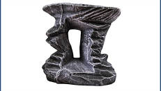 AquaDeckor - magas teknős kilépő  (L) - akvaterráriumba (19x13x25cm)