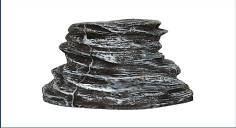 AquaDeckor - kerek teknőssziget (S) - akvaterráriumba (16x15x10cm)