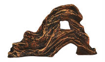 AquaDeckor - "átúszó műszikla" (ll.) - akváriumba (22x5,5x14cm)