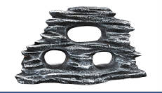 AquaDeckor - "átúszó műszikla" (lll.) - akváriumba (cca.25cm)