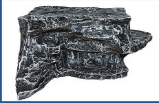 AquaDeckor - sarok teknőssziget (L) - akvaterráriumba (33x24x18cm)