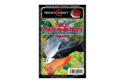 Fagyasztott Tropicarry Tercet (vörös,fehér,fekete) - díszhalak részére (100g)