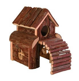 Trixie Finn Ház - Fából készült odú egerek és hörcsögök részére (13x20x20cm)