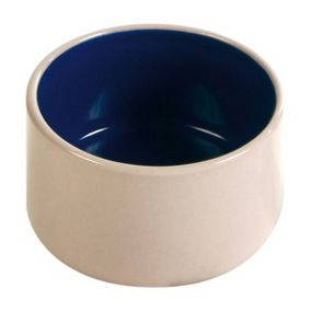 Trixie Ceramic Bowl - kerámia tál (fehér,kék) rágcsálók részére (100ml /Ø7cm)