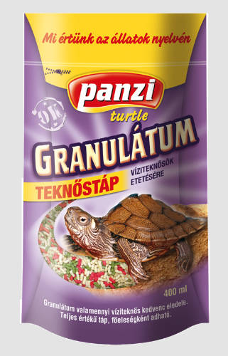 Panzi talpastasakosTeknősgranulátum, teljes értékű teknőstáp
