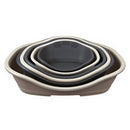 Trixie Sleeper Plastic Bed - műanyag fekhely (sötétszürke) kutyák részére (56/68cm)