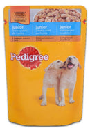 Pedigree Junior alutasakos eledel - csirkehússal aszpikban (100g)