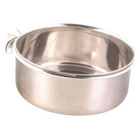 Trixie Bowl with Holder - tál (fém, csaarozható) kalitkákba (600ml/ø12cm)