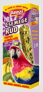 Panzi Csemege Rúd óriás papagájok részére gyümölcsökkel (2db)