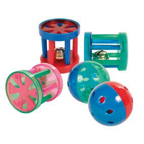 Trixie Ball and Roll - játék (labdák,hengerek) macskák részére (ø4.5cm)