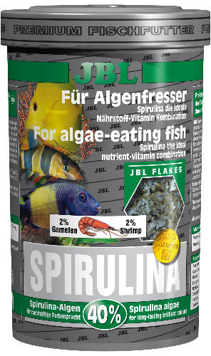 JBL Spirulina - lemezes díszhaltáp algaevők részére (160g/1000ml)