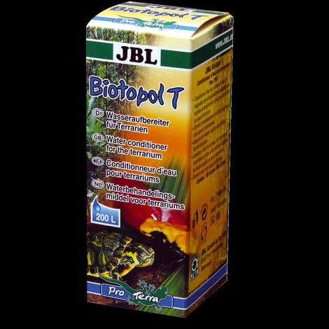 JBL Biotopol T - Vízkondícionáló szer hüllők és kétéltüek részére (50ml)