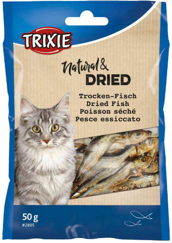 Trixie Dried Fisf - jutalomfalat (szárított hal) macskák részére (50g)