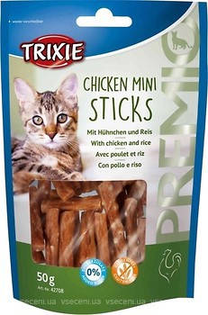 Trixie Premio Chicken Mini Sticks - jutalomfalat (csirke,rizs) macskák részére (50g)