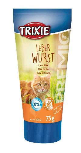 Trixie Premio Leber Wurst Creme - jutalomfalat krém (májas) macskák részére (75g)