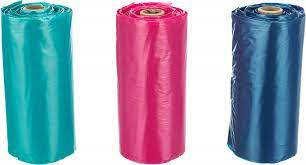 Trixie Poop Bag - kutyaürülék zacskó (füllel,műanyag,vegyes színekben) 15db/rolni (3db rolni/csomag)